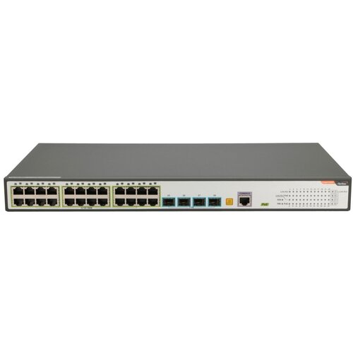 Fiberhome S4820-28T-X-PE-AC network switch Managed L2/L3 Gigabit Ethernet (10/100/1000) Power over Ethernet (PoE) 1U Black, Grey Slike