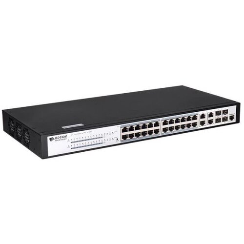 Bdcom switch S2500-24P4C , Poe, gigabit, 24xPOE+, 4xCombo/RJ45 Cene