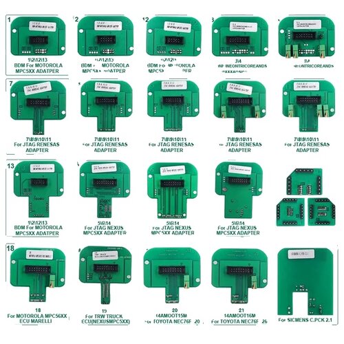 Aermotor ECU Tuning Programmer, popolnoma aluminijasta konstrukcija, 22PCS adapter, 22PCS adapterji, (5000156695) Slike