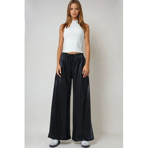 Trend Alacati Stili ženske pantalone Alc-X14682, crne Slike