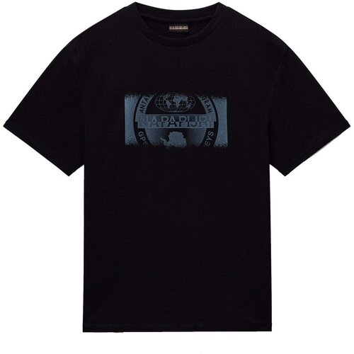 Napapijri S Vanni Graphic T-Shirt Black Crna Slike