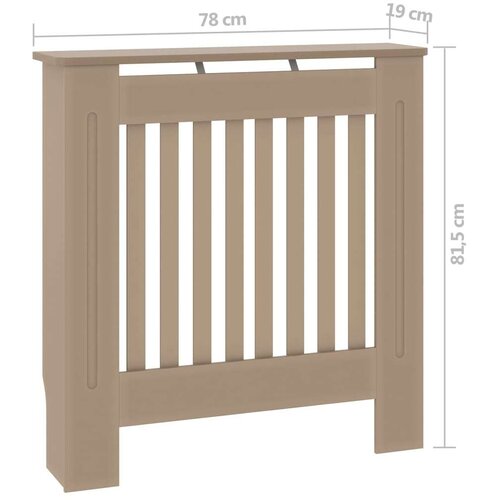 VidaXL pokrov za radijator mdf 78 cm Slike