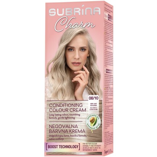 Subrina Charm Farba za kosu - 08/10 Veoma svetlo ledena plava Slike