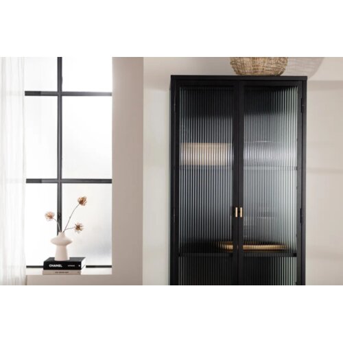 Venture Home vitrina Garis 40 &amp;times; 160 &amp;times; 70 cm, crna Slike