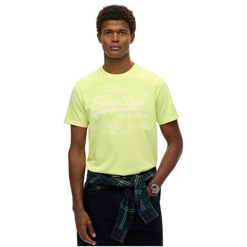 Superdry neon žuta mu&amp;scaron;ka majica Slike