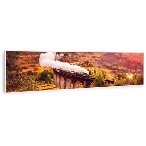 Klarstein Wonderwall Air Art Smart, infracrveni grijač, vlak, 120 x 30 cm, 350 W