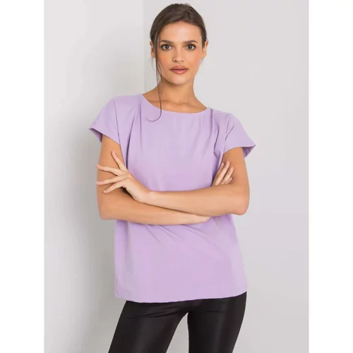 Fashion Hunters Light purple single color Nadia t-shirt