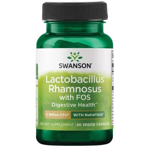 Swanson Lactobacillus rhamnosus s FOS 5 milijard CFU (60 kapsul) Cene