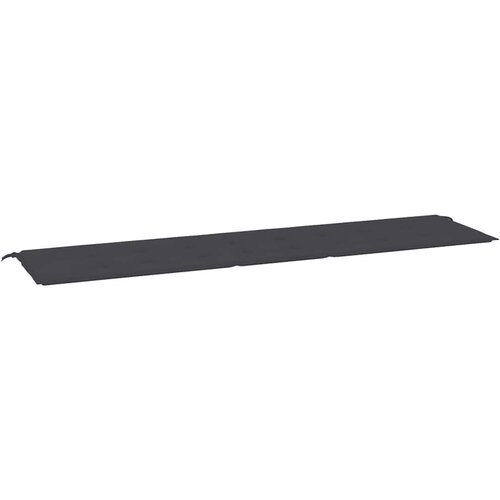 vidaXL Blazina za vrtno klop črna 200x50x3 cm Cene