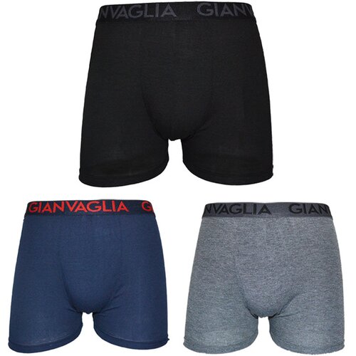 Gianvaglia 3-PACK mo&amp;scaron;ke enobarvne boksarice Slike