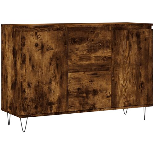 Maison Chic Komoda - Predalnik dimljeni hrast 104x35x70 cm inženirski les, (21717928) Slike