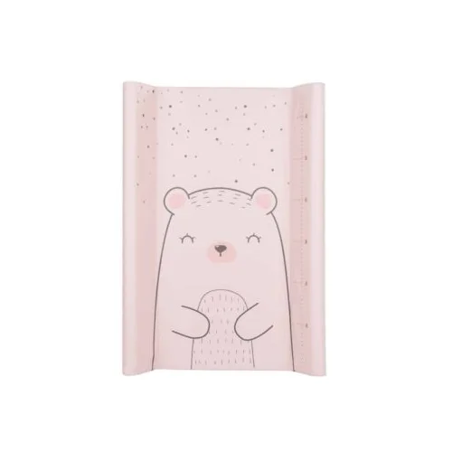 Kikka Boo TVRDA PODLOGA ZA PRESVLAČENJE 70/50CM,BEAR PINK