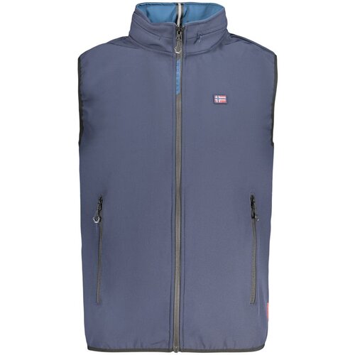 Norway 1963 mu&amp;scaron;ki softshell prsluk s kapuljačom tamnoplava Slike