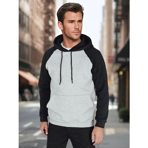 DStreet Bluza męska basic z kapturem szara Cijene