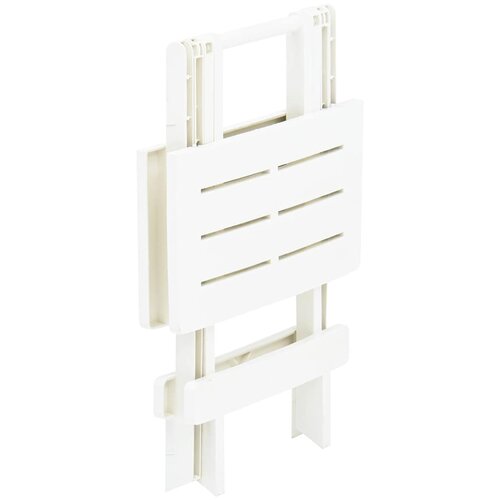  Sklopivi vrtni stol bijeli 45 x 43 x 50 cm plastični Slike