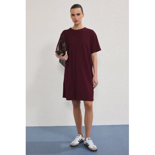 TRENDYOLMILLA Ženska haljina Twoss25El00778, Bordo Cene
