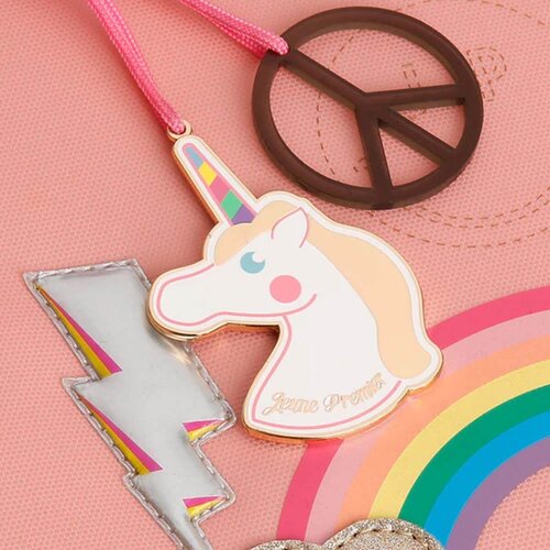 Jeune Premier&amp;reg; obesek za ključe unicorn rose gold Slike