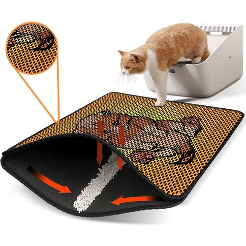 WALLXPERT Nrszn0194 multicolor cat litter mat Cene