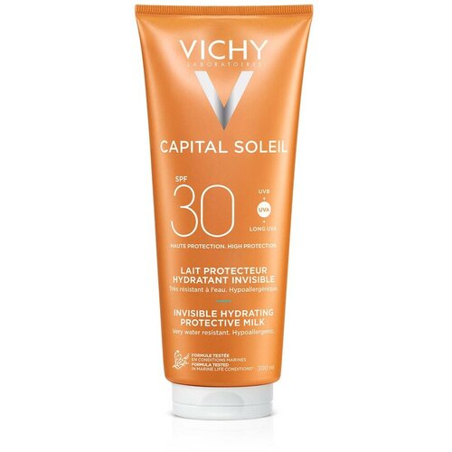 Vichy capital soleil hidratantno mleko za zaštitu od sunca za lice i telo spf 30, 300 ml Slike
