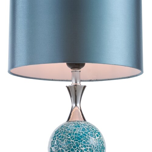  D&amp;auml;r Lighting ELS4223 - Stona lampa ELSA 1xE27/40W/230V plava/sjajni hrom Slike