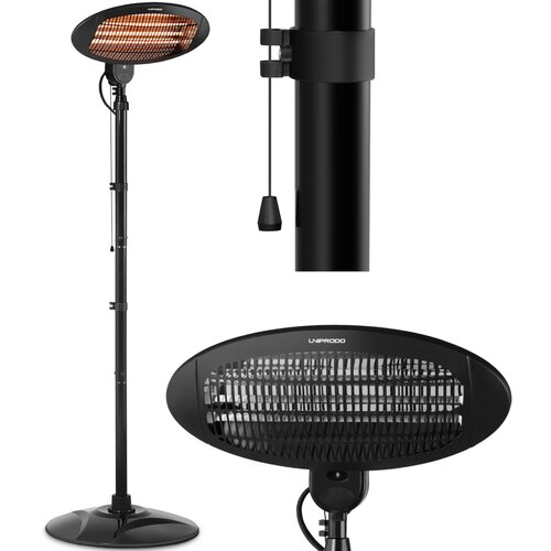 UNIPRODO Radiatorska grelna svetilka infrardeči grelec stoječi 2000 W, (21383281) Cene