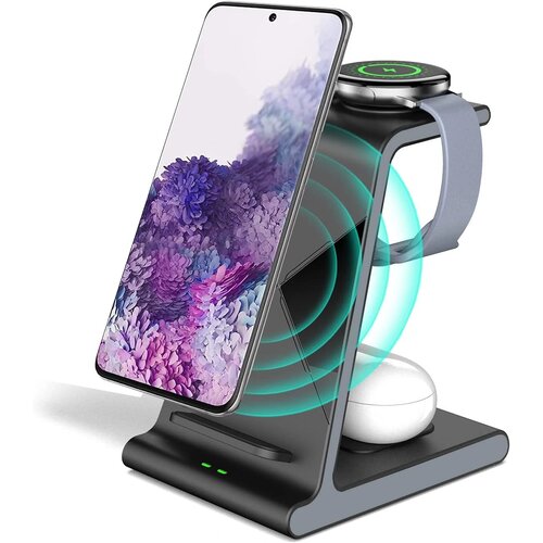 AUKVITE 3-v-1 brezžična polnilna postaja za Samsung Cene