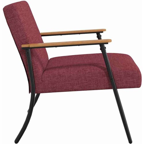 VidaXL fotelja Vinska crvena 59 x 75 x 78 cm tkanina Slike