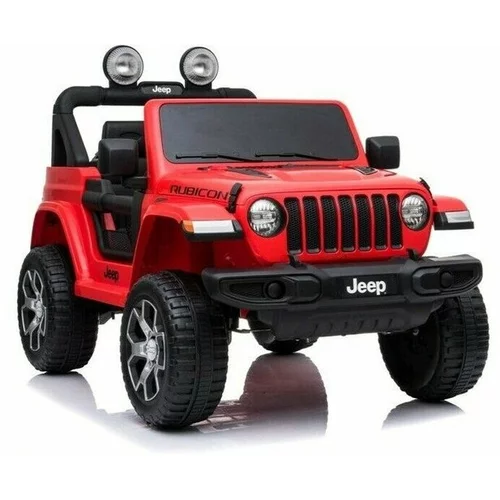 Babycar 12V Jeep WRANGLER RUBICON rdeč- otroški električni avto