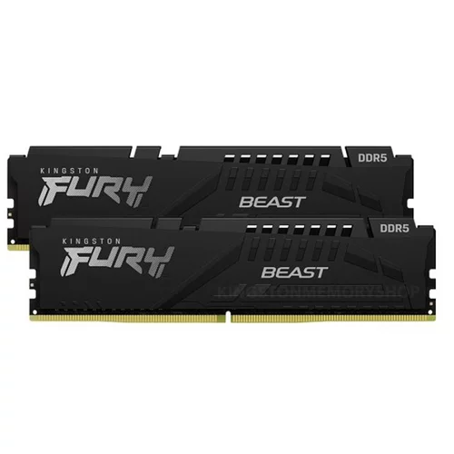 Kingston Fury Beast Black 16GB (2x8GB) 5200MT/s DDR5 CL40 EXPO (KF552C36BBEK2-16) ram pomnilnik