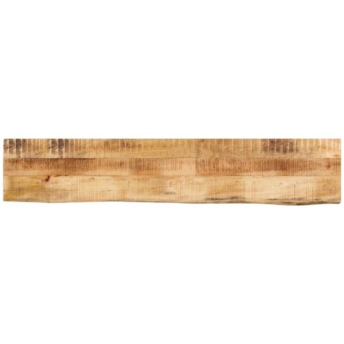 VidaXL Mizna plo&amp;scaron;ča 180x30x3,8cm naraven rob trden robusten mangov les, (21412483) Slike