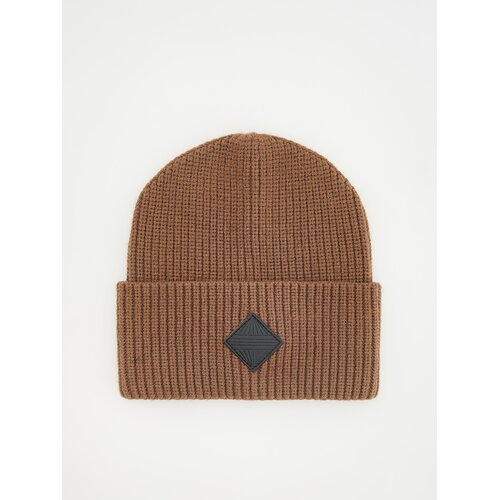 Reserved kapa beanie - rjava Cene