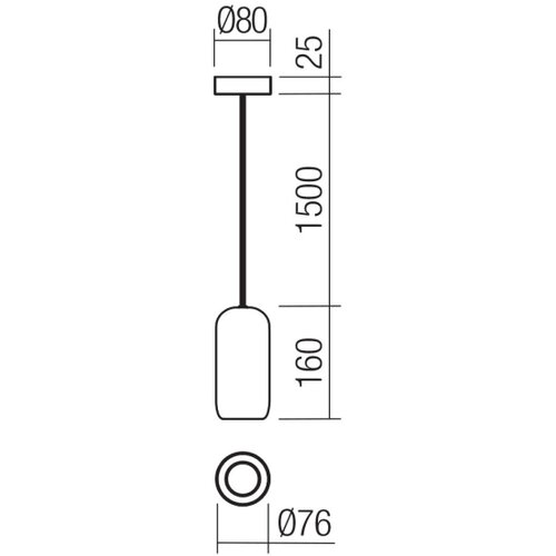  Redo 01-3476 - Visilica na sajli BOOM 1xGU10/10W/230V &amp;Oslash; 7,6 cm braon Slike