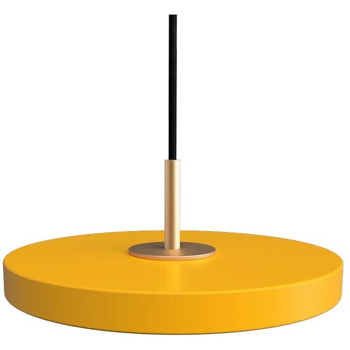 UMAGE Oker rumena LED viseča svetilka s kovinskim senčnikom ø 15 cm Asteria Micro – Cene