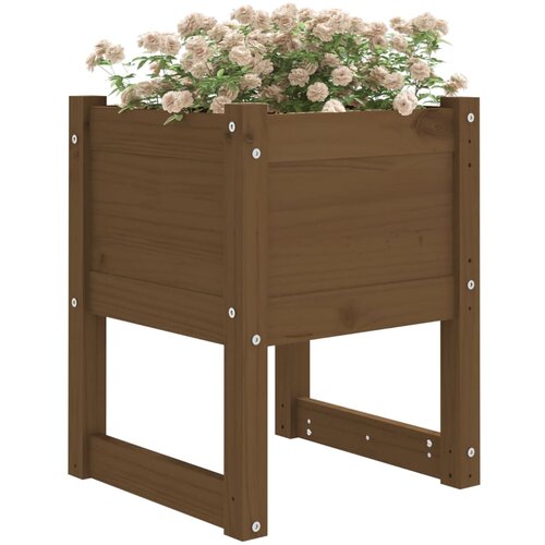  Sadilice 2 kom boja meda 40x40x52,5 cm od masivne borovine Slike