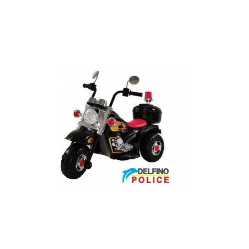 Delfino motor na akumulator police crni Slike