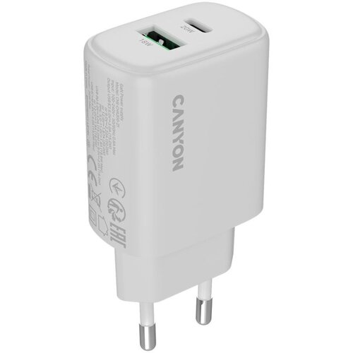 Canyon charger OnCharge 200 20W 1xPD 1xQC EU White Cijene