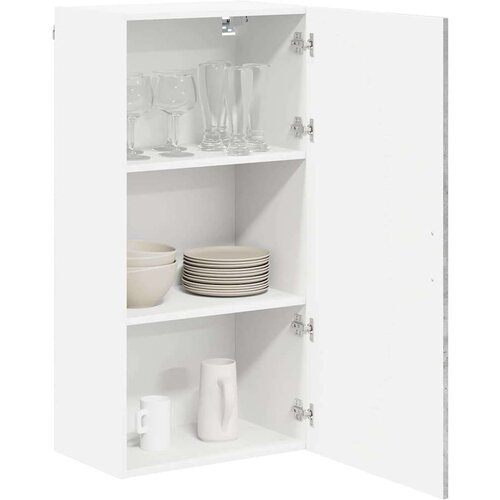 VidaXL Zidni kuhinjski ormarić Zidne Betonski sivi 50 x 31 x 100 cm Slike