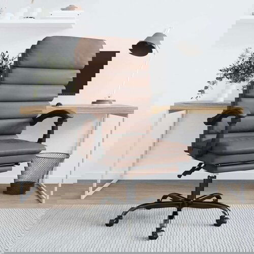  Masažni uredski naslonjač od umjetne kože smeđi Cene