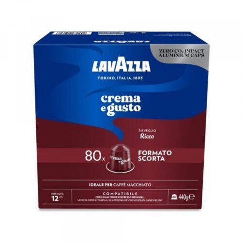  Kapsule za Nespresso, Lavazza Crema e Gusto Ricco 80 kom Cene