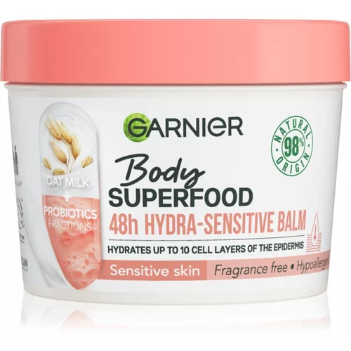 Garnier Body SuperFood hidratantna krema za tijelo za suhu i osjetljivu kožu 380 ml