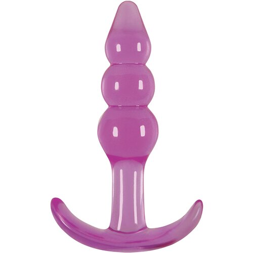 Ns Novelties Jelly Rancher Ripple T-Plug Purple Slike