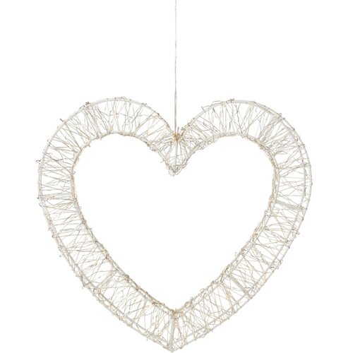  LED Spolja&amp;scaron;nja božićna dekoracija 720xLED/6W/230V 46 cm IP44 topla bela srce/bela Slike
