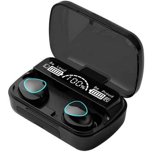  Brezžične Bluetooth slu&amp;scaron;alke na dotik M10 - Črna Slike