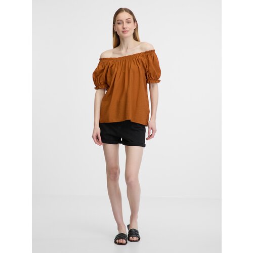 Orsay Brown women's blouse - Women's Cene