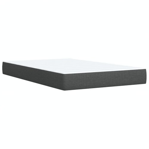  box spring s madracem tamnosivi 120 x 190 cm tkanina Slike