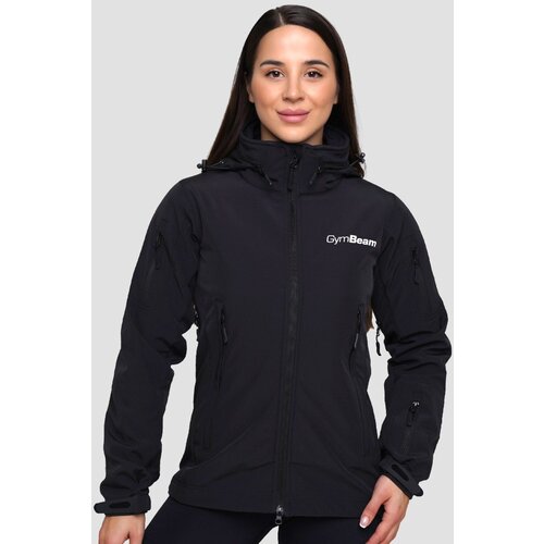 GymBeam women&amp;lsquo;s softshell jacket black Slike