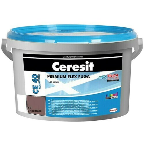 Ceresit fleksibilna masa za fugiranje (boja: tamnosmeđa, 2 kg) Slike