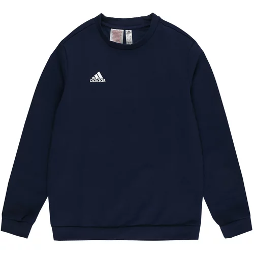 Adidas Sportska sweater majica 'Entrada 22' tamno plava / bijela