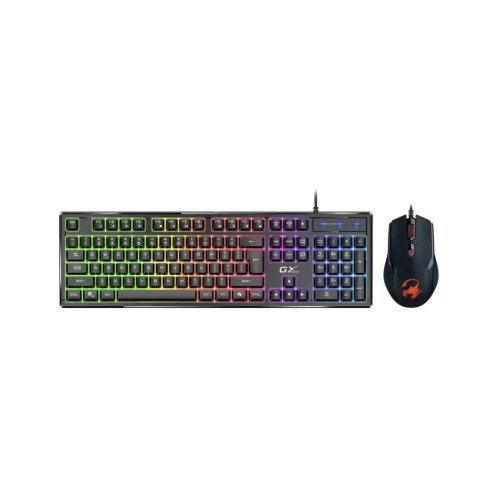 Genius Scorpion KM-GX6 Gaming RGB USB US crna tastatura + miš Cene