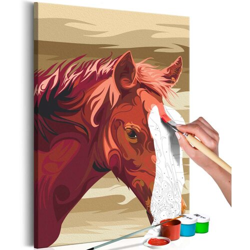  Slika za samostalno slikanje - Brown Horse 40x60 Cijene